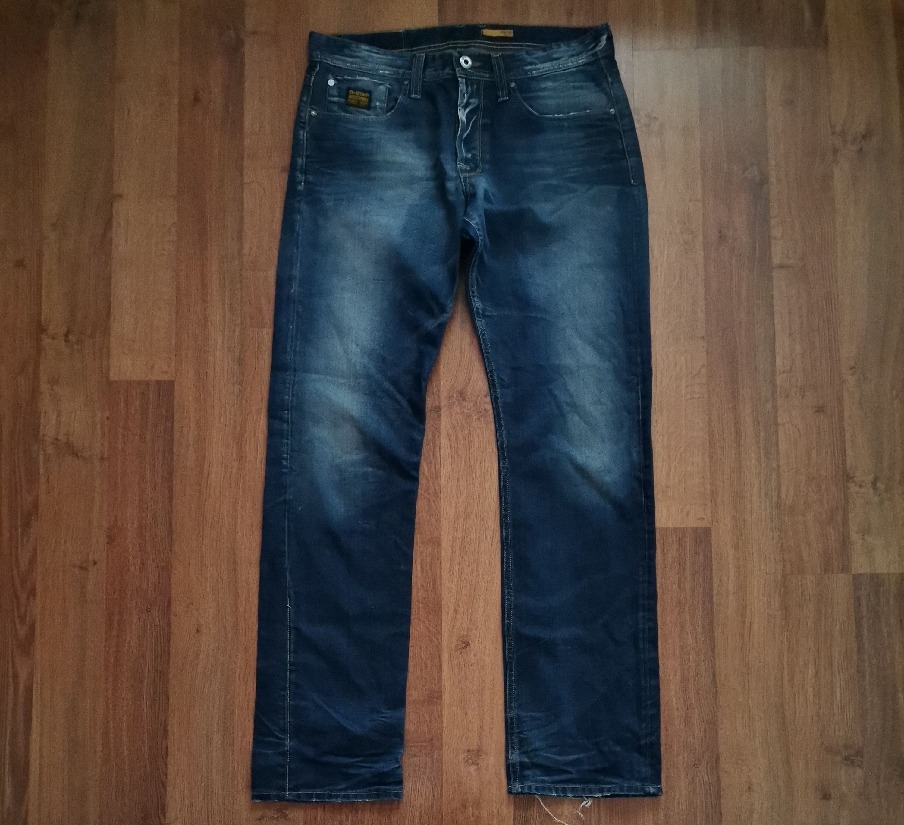 G-Star × Vintage Vintage G-Star Raw Distressed Jeans Size US 34 / EU 50 - 1 Thumbnail