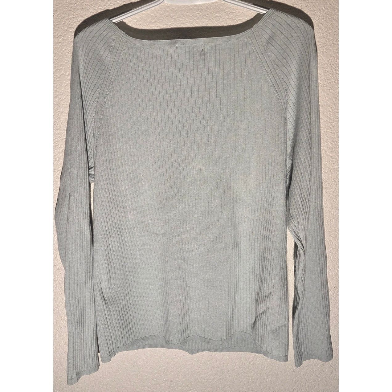 Banana Republic Banana Republic Ribbed Sage Green Square Neck Top - XL Size XL / US 12-14 / IT 48-50 - 5 Thumbnail