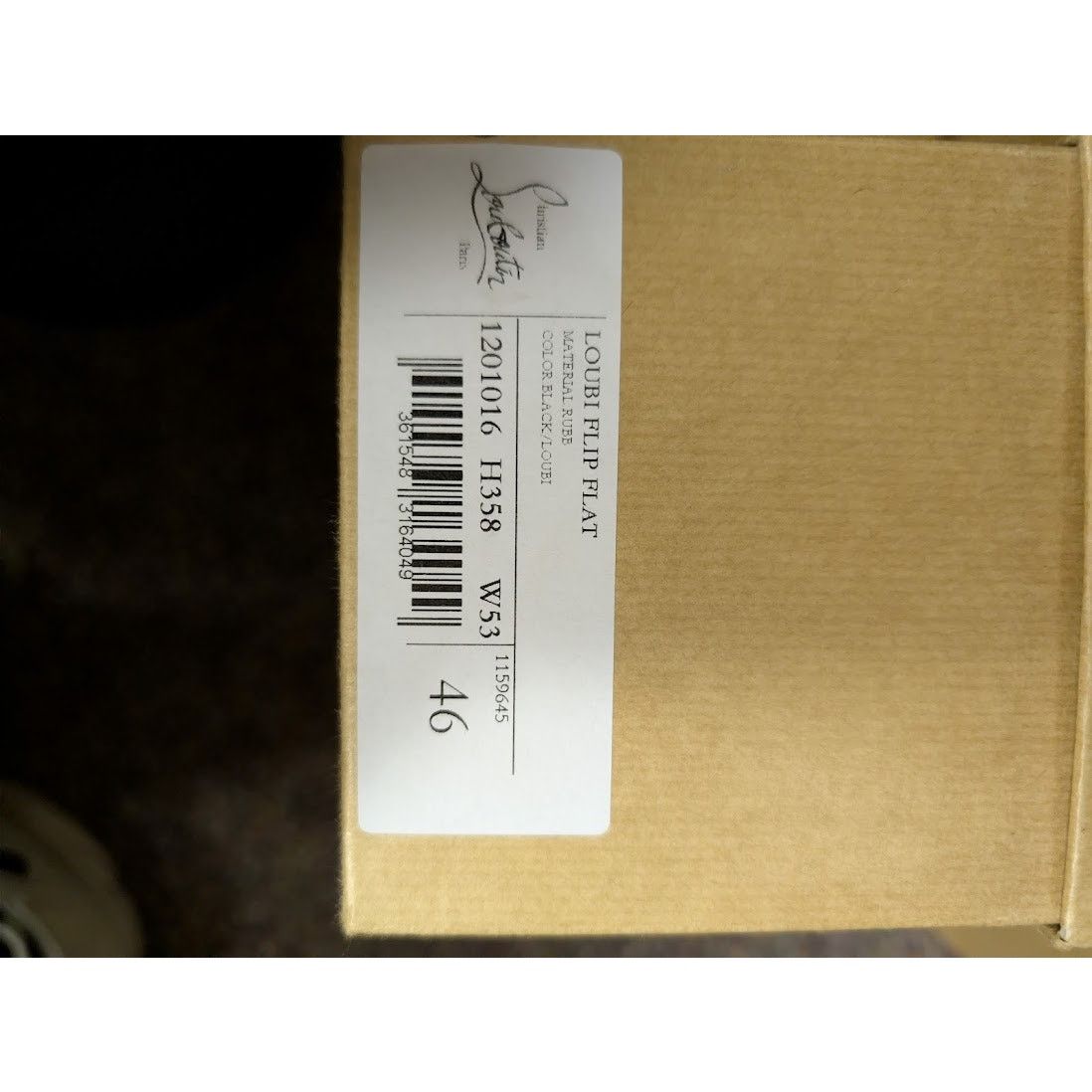 Christian Louboutin o1rshd1 Loubi Flip Flat Slide slipper in Red 46 Size US 13 / EU 46 - 20 Thumbnail