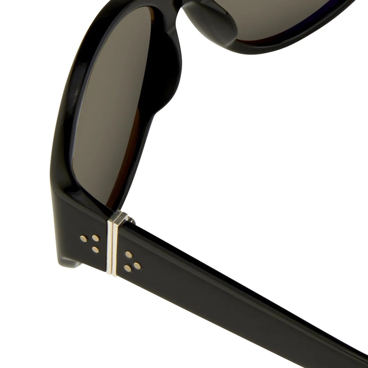 Ann Demeulemeester Ann Demeulemeester Sunglasses Oversized Black and Grey Size ONE SIZE - 12 Thumbnail