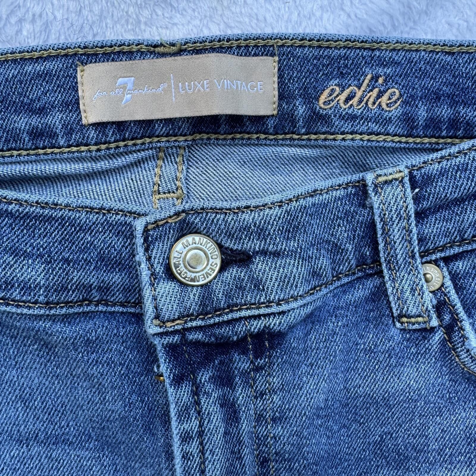 7 For All Mankind 7 For All Mankind "Edie" Luxe Size 31 Size 31" - 3 Thumbnail