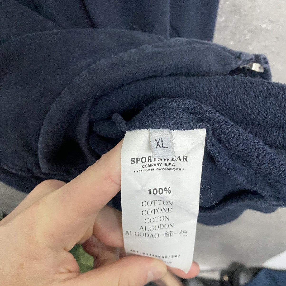 Stone Island Vintage Stone Island Denim Full Zip Hoodie Very Rare Size US XL / EU 56 / 4 - 10 Thumbnail