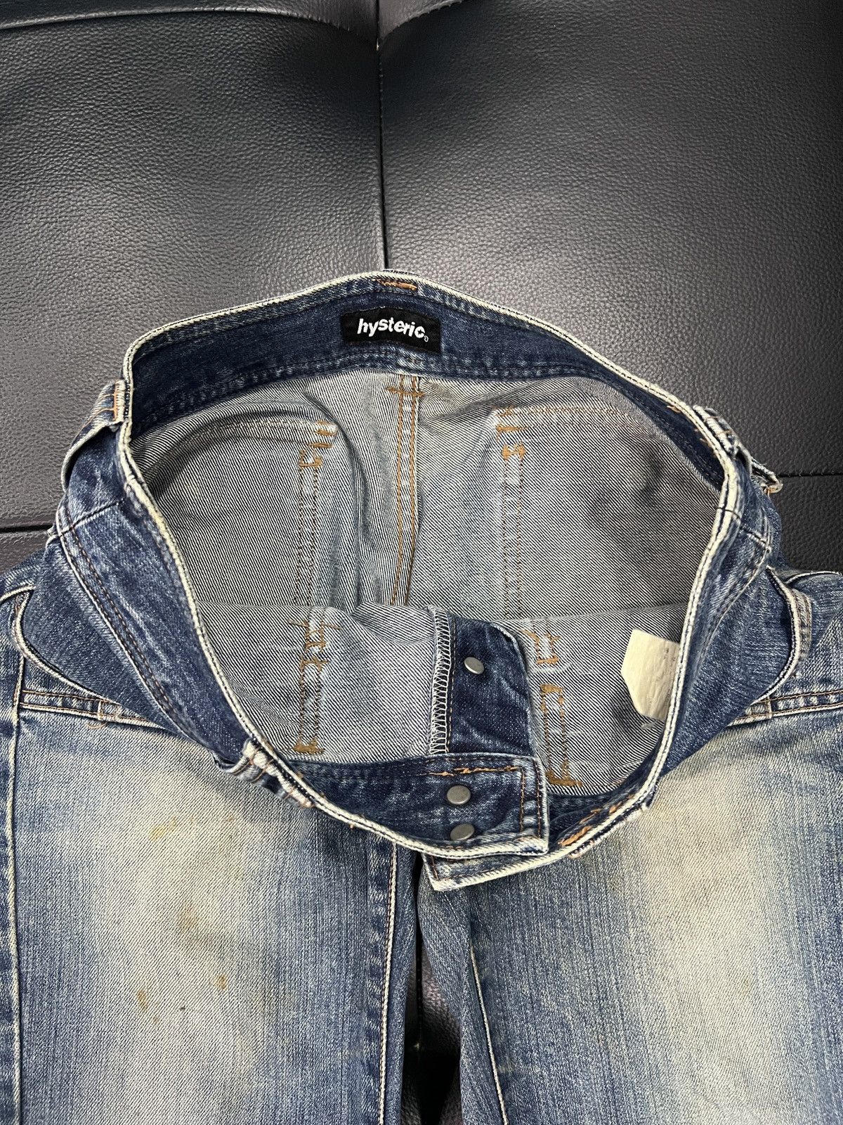 Hysteric Glamour Hysteric Glamour 1990s Flared Denim Jeans Size 24" / US 00 / IT 34 - 9 Thumbnail