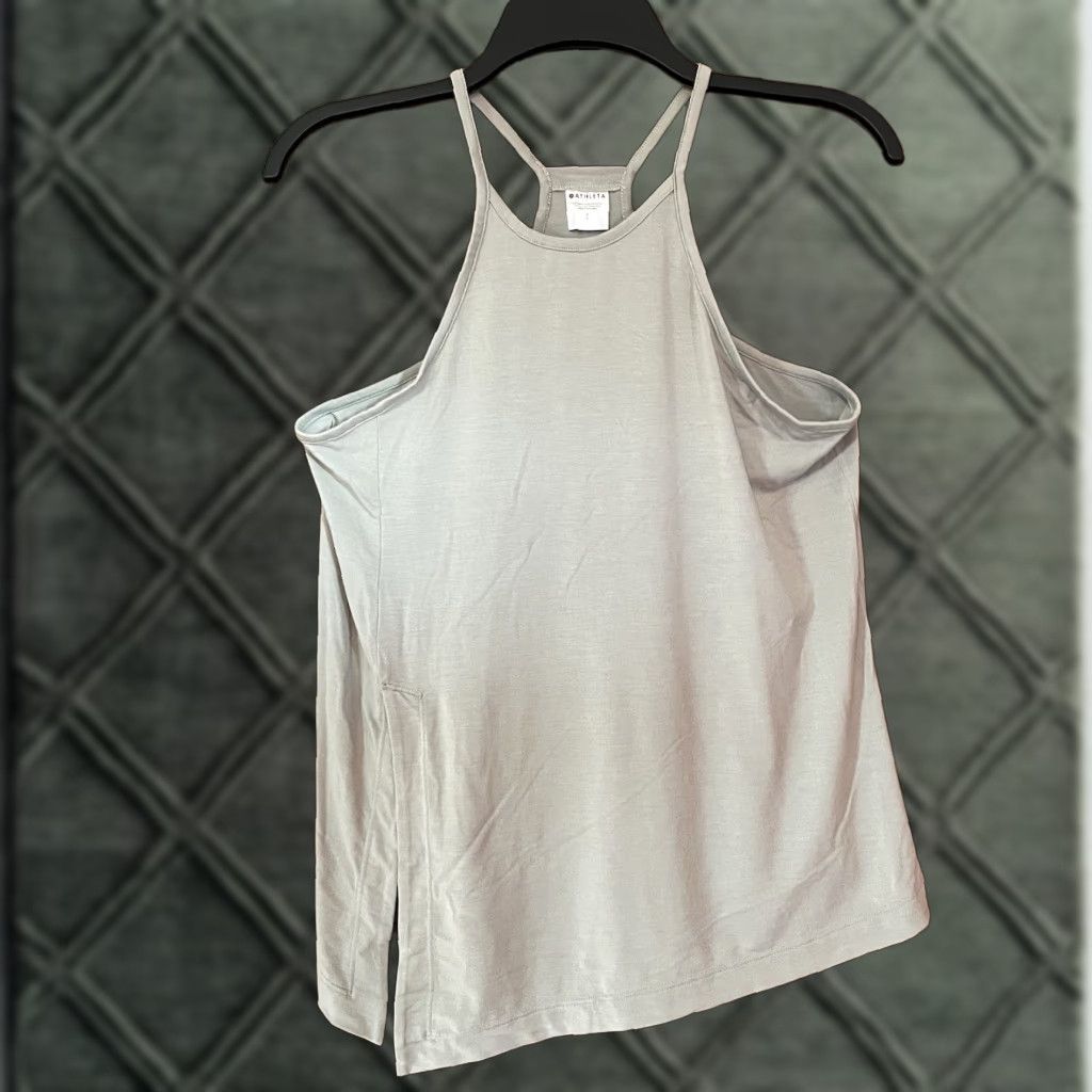 Athleta Athleta Tank Size Small Sage Essence Explore Yoga Fitness Gym Breezy Exercise Size ONE SIZE - 1 Thumbnail