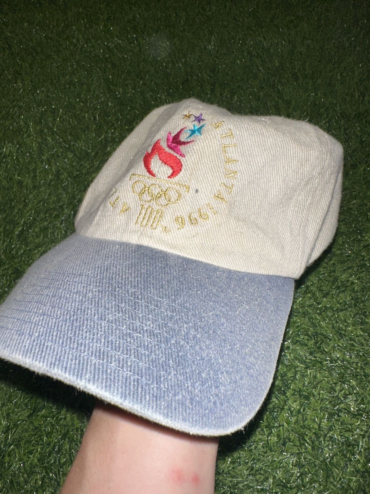 USA Olympics Vintage atlanta 1996 usa olympics adjustable hat Size ONE SIZE - 1 Thumbnail