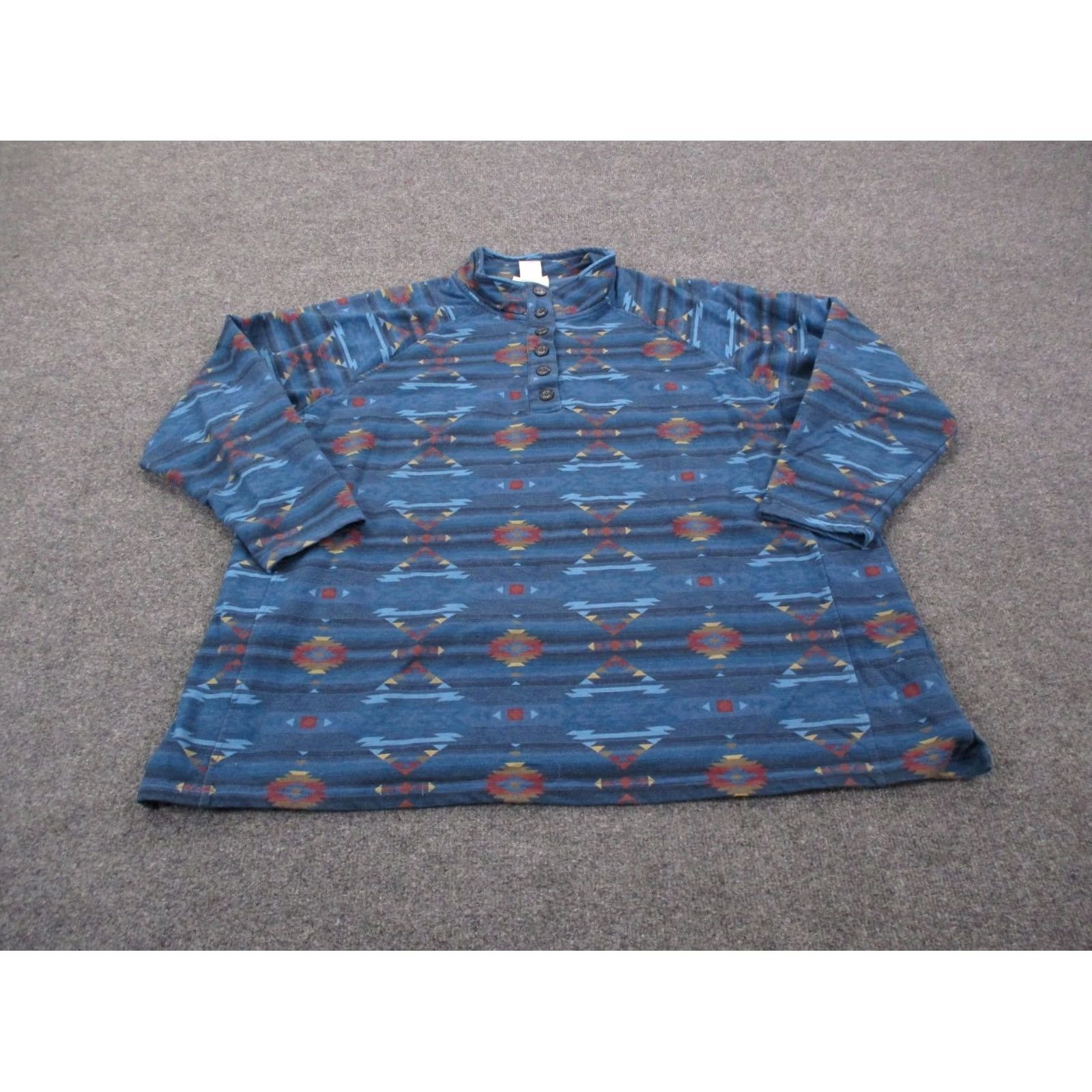 Ariat Ariat Polo Shirt Womens Plus 3X Multicolor Aztec Real Comfort Business Casual Western Plus Women 3X Polo Shirt Colorful Aztec Size XXL / US 16-18 / IT 52-54 - 2 Thumbnail
