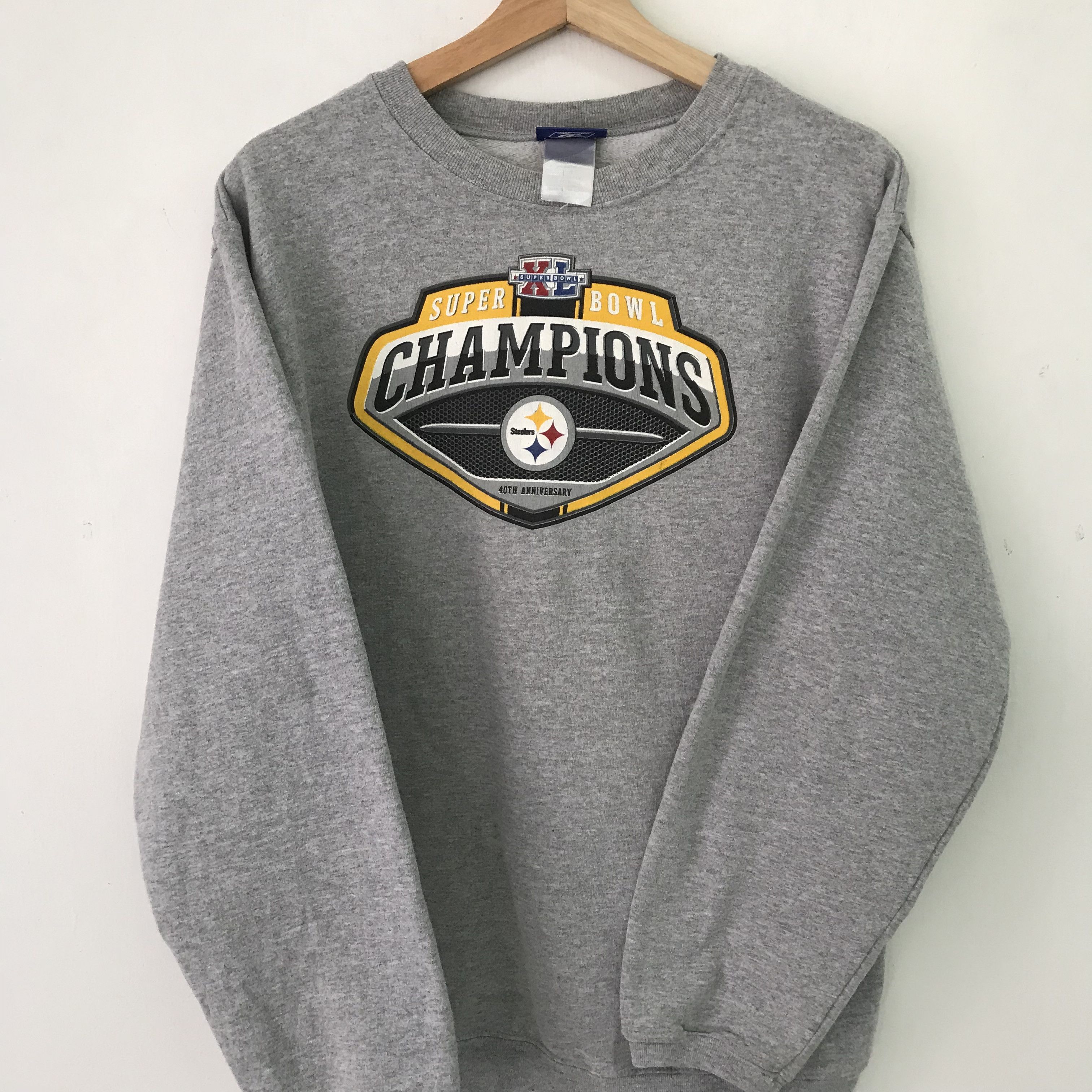Vintage Vintage Pittsburgh Steelers Gray Sweatshirt - 507 Size US M / EU 48-50 / 2 - 6 Thumbnail