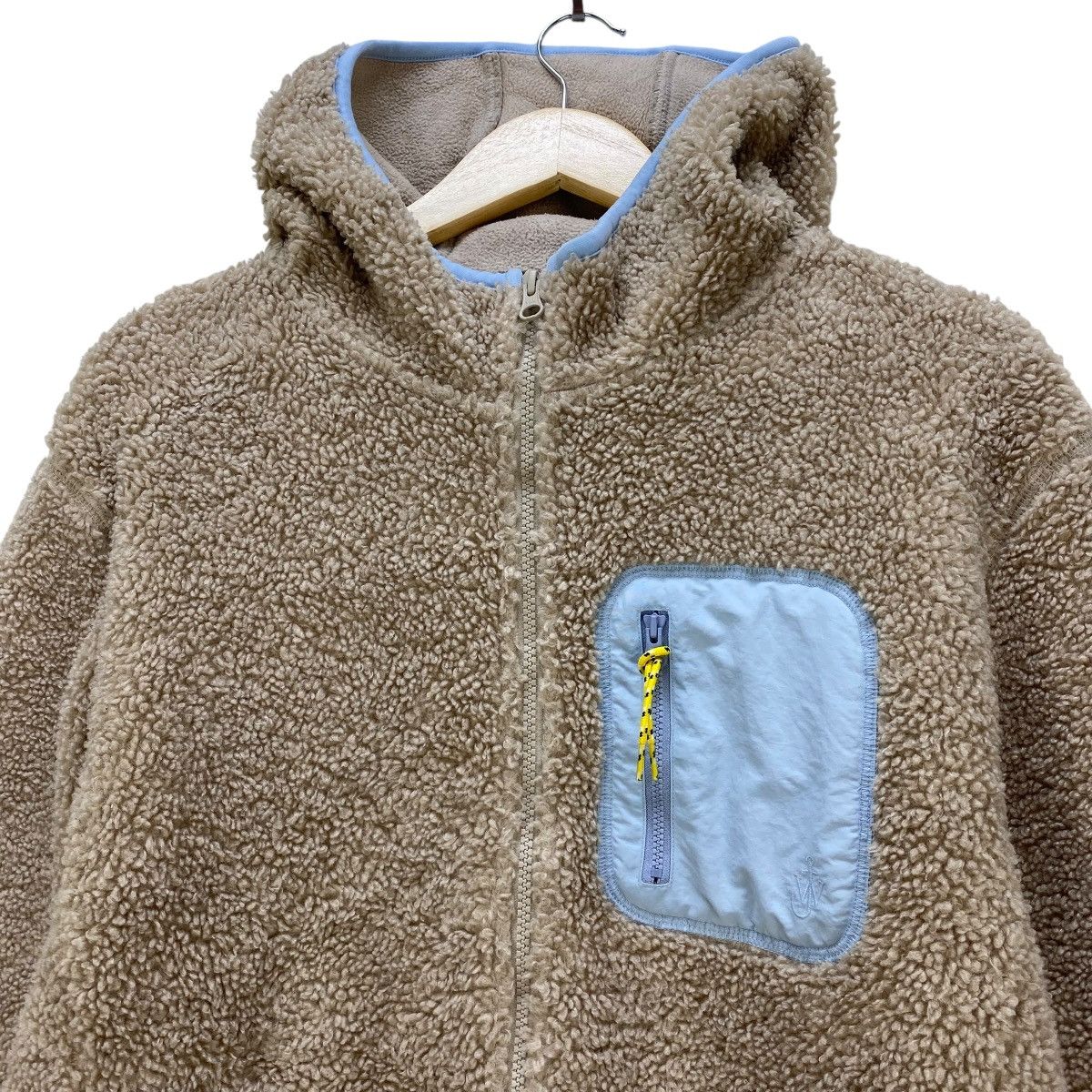 JW Anderson 🔥Jw Anderson X Japanese Brand deep pile fleece hooded jacket Size US M / EU 48-50 / 2 - 3 Thumbnail