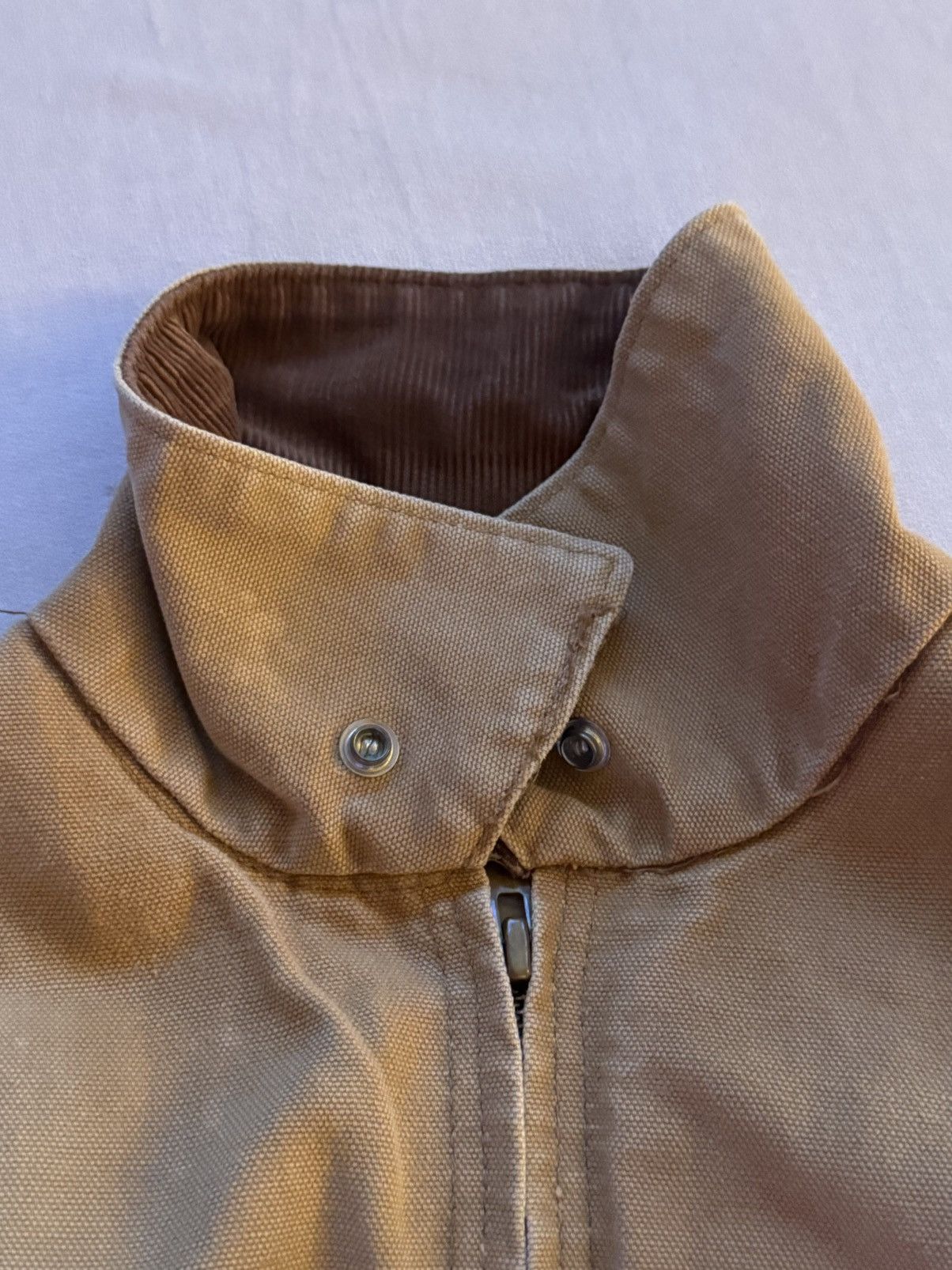 Carhartt Vintage Carhartt Detroit Jacket Blanket Lined Tan Brown USA Size US S / EU 44-46 / 1 - 13 Thumbnail