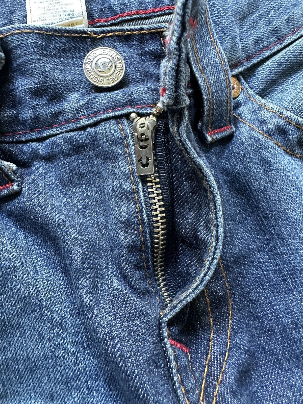 True Religion × Vintage Vintage Y2K True Religion Straight Leg Denim Jeans Size US 32 / EU 48 - 11 Thumbnail