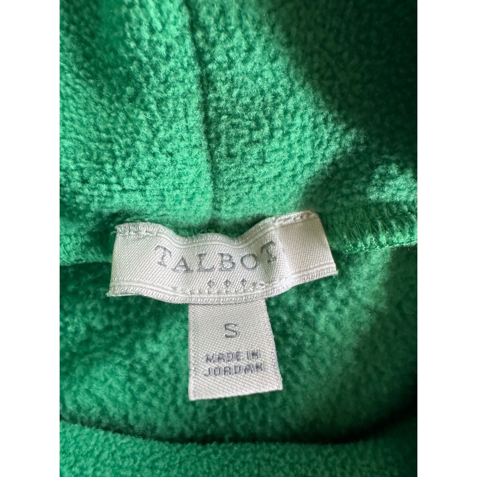 Talbots Talbots Green Fleece Mock Neck Pullover Womens Small Size S / US 4 / IT 40 - 3 Thumbnail