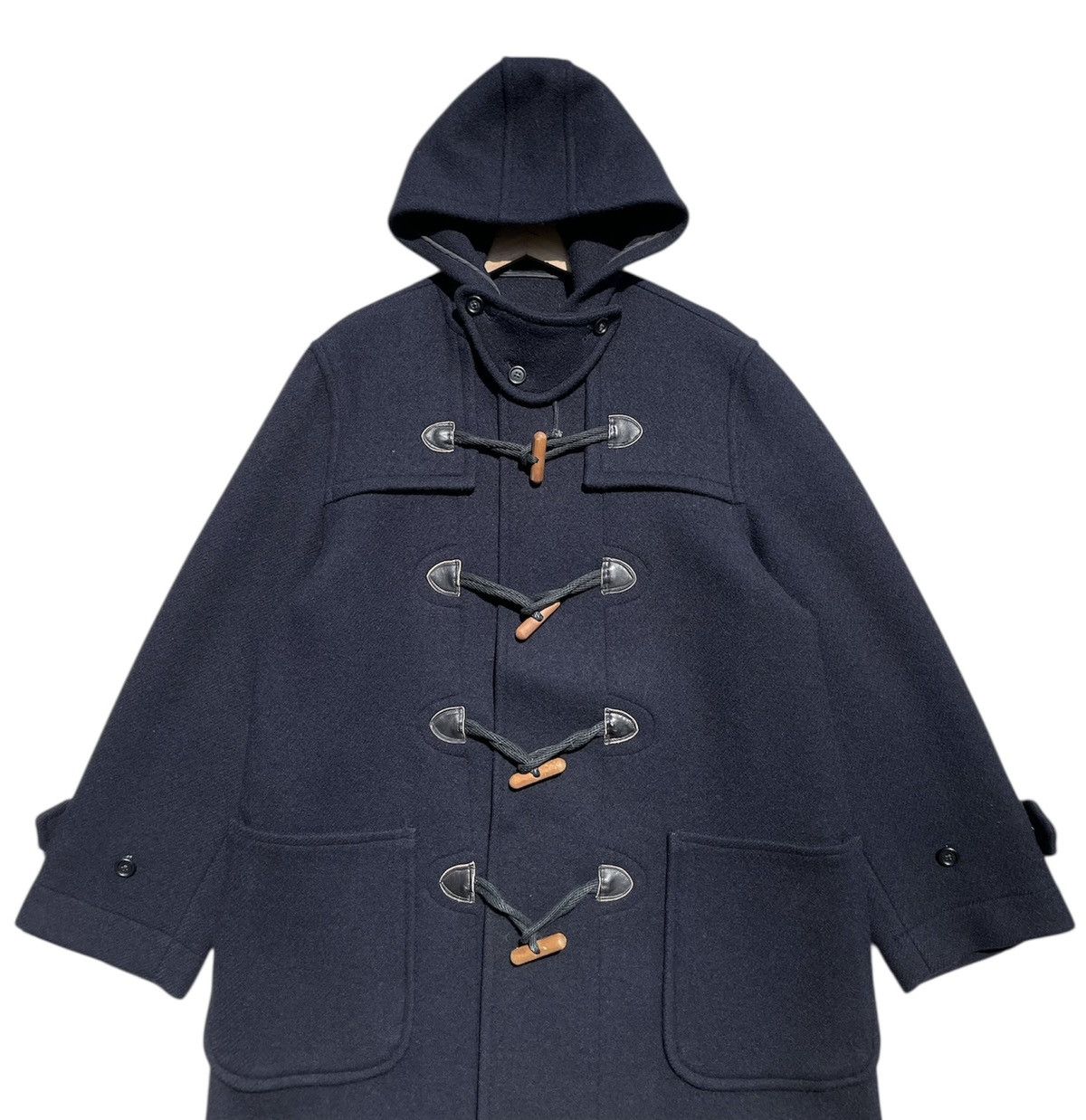 Van 🔥Accept Binding Offer🔥 Navy Van Wool Duffle Coat Jacket Size US M / EU 48-50 / 2 - 5 Thumbnail