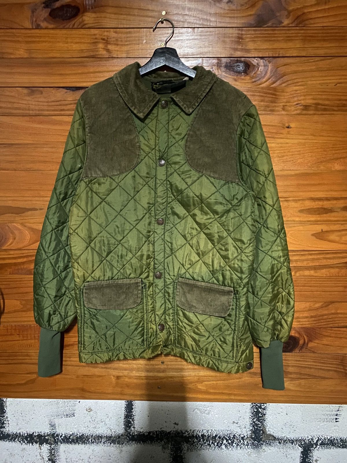 Vintage Vintage Hunting World Quilted Field Jacket Made in Britain Size US S / EU 44-46 / 1 - 5 Thumbnail