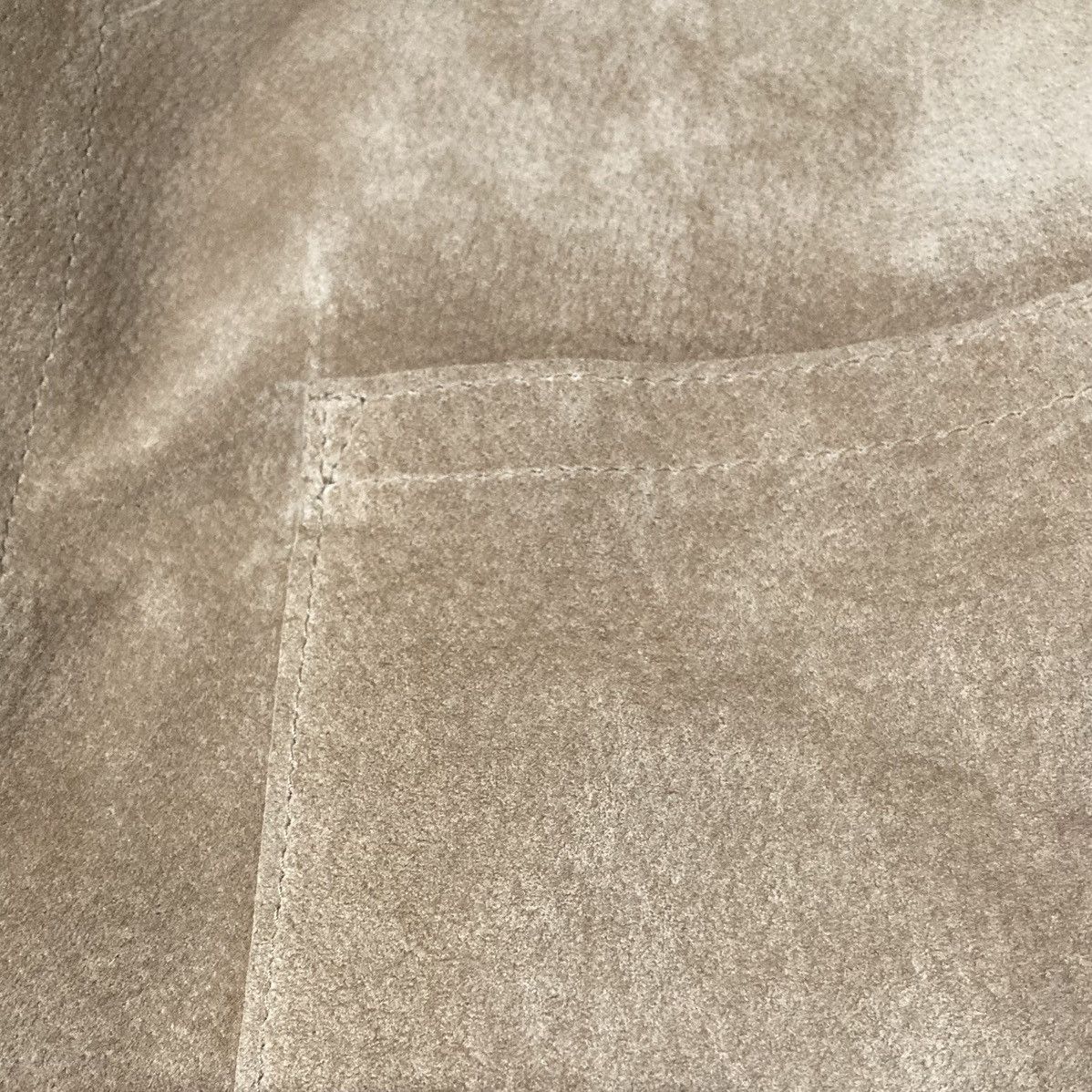 Japanese Brand Japanese Archive Pig Suede Street Leather Shirt Size US S / EU 44-46 / 1 - 7 Thumbnail