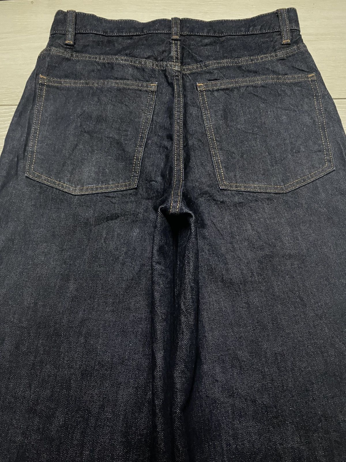 Engineered Garments × Uniqlo Vintage Uniqlo Blue Wash Super Baggy Wide Leg Jeans Size US 29 - 4 Thumbnail