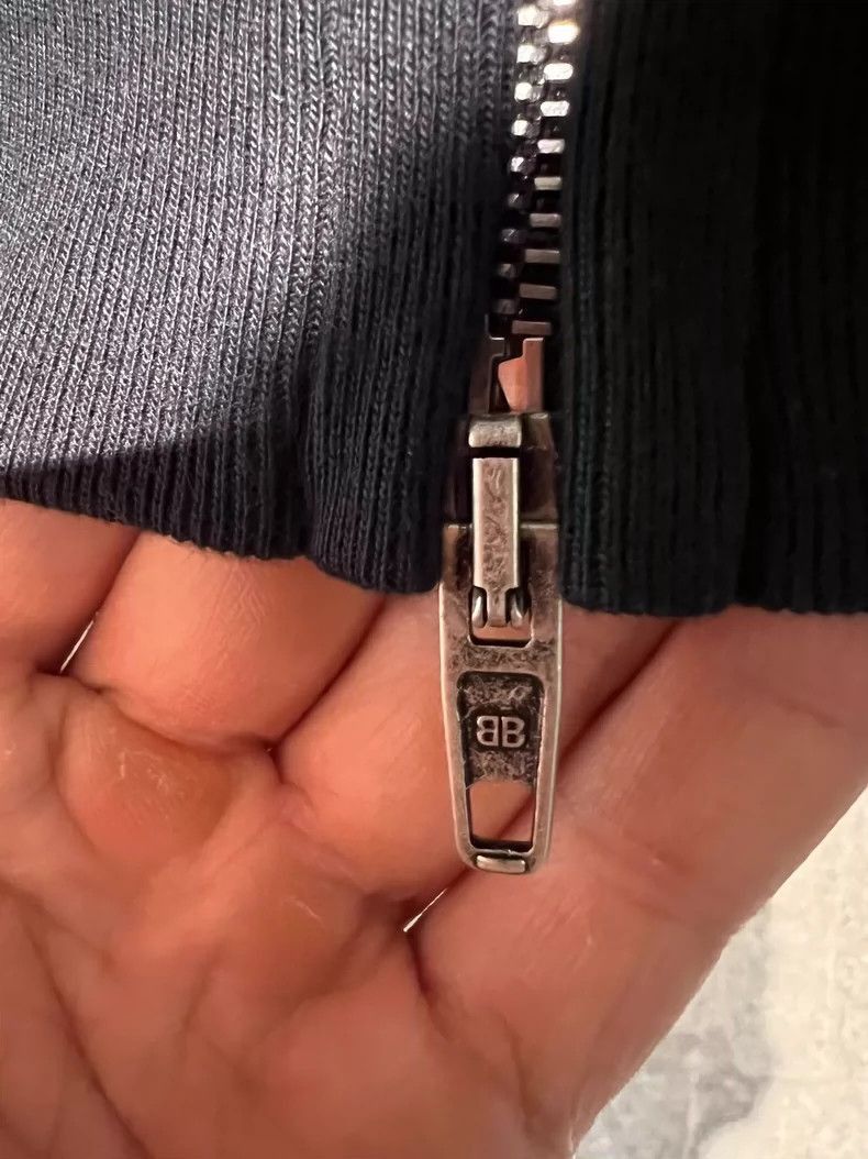 Balenciaga Balenciaga Balenciaga ZipUp Hoodie in Black -2507 Size US L / EU 52-54 / 3 - 4 Thumbnail