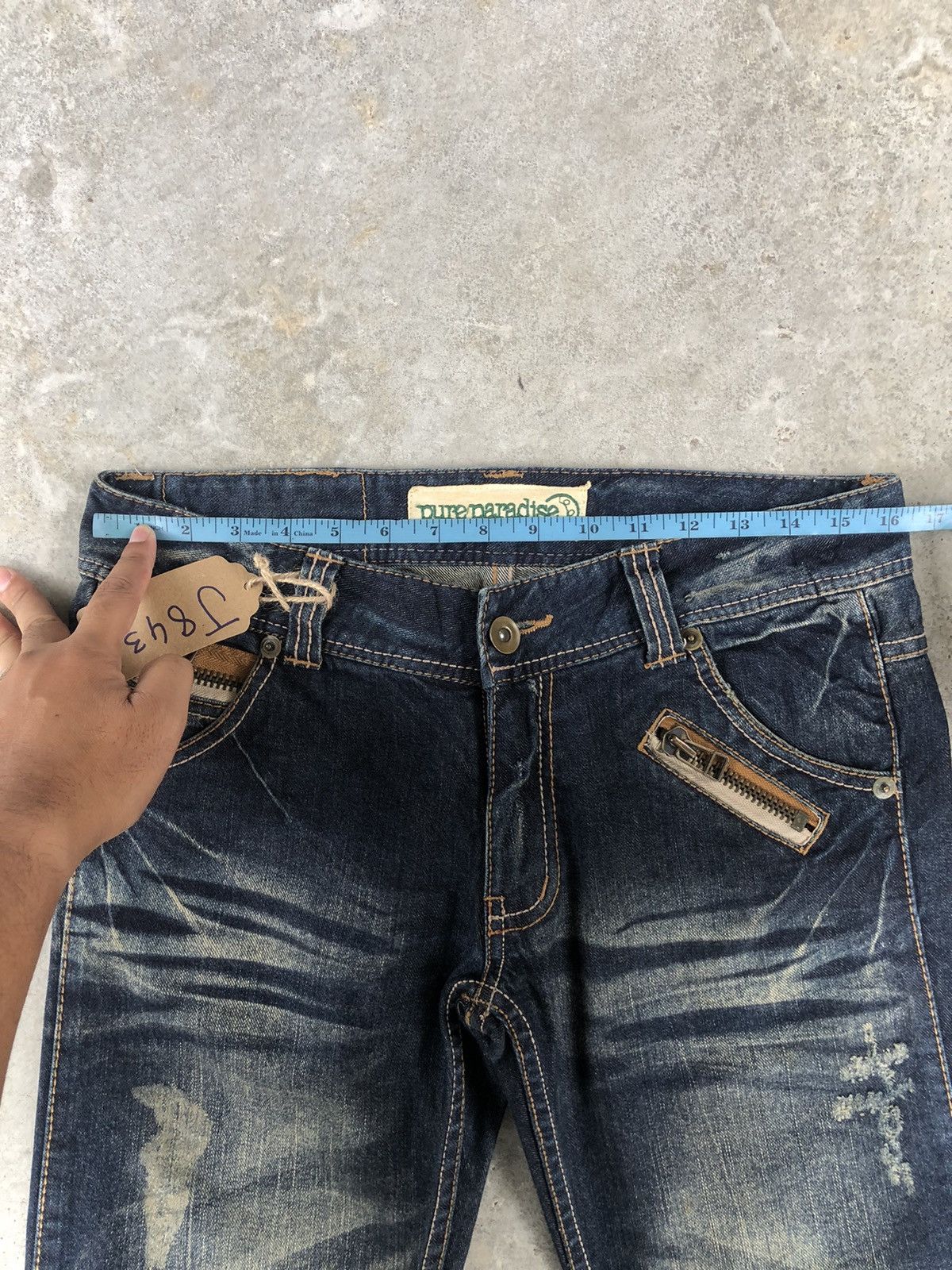 If Six Was Nine Japanese Pure paradise Flared Jeans Distressed Jeans Size US 32 / EU 48 - 19 Thumbnail