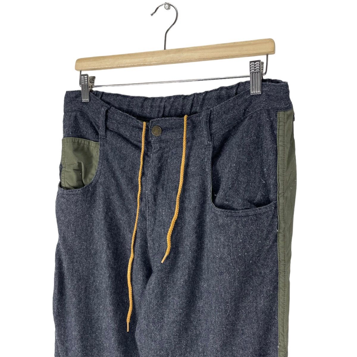 Issey Miyake ☀️FRAPBOIS ISSEY MIYAKE SAMPLE WOOL DESIGN PANTS Size US 32 / EU 48 - 4 Thumbnail
