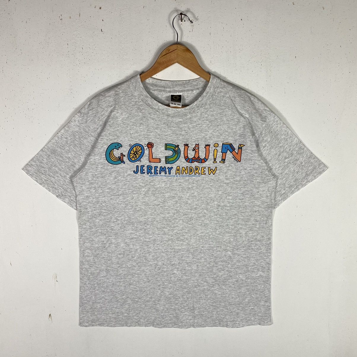 Goldwin × Japanese Brand × Vintage VINTAGE 90's GOLDWIN JEREMY ANDREW ART TEE Size US L / EU 52-54 / 3 - 2 Thumbnail