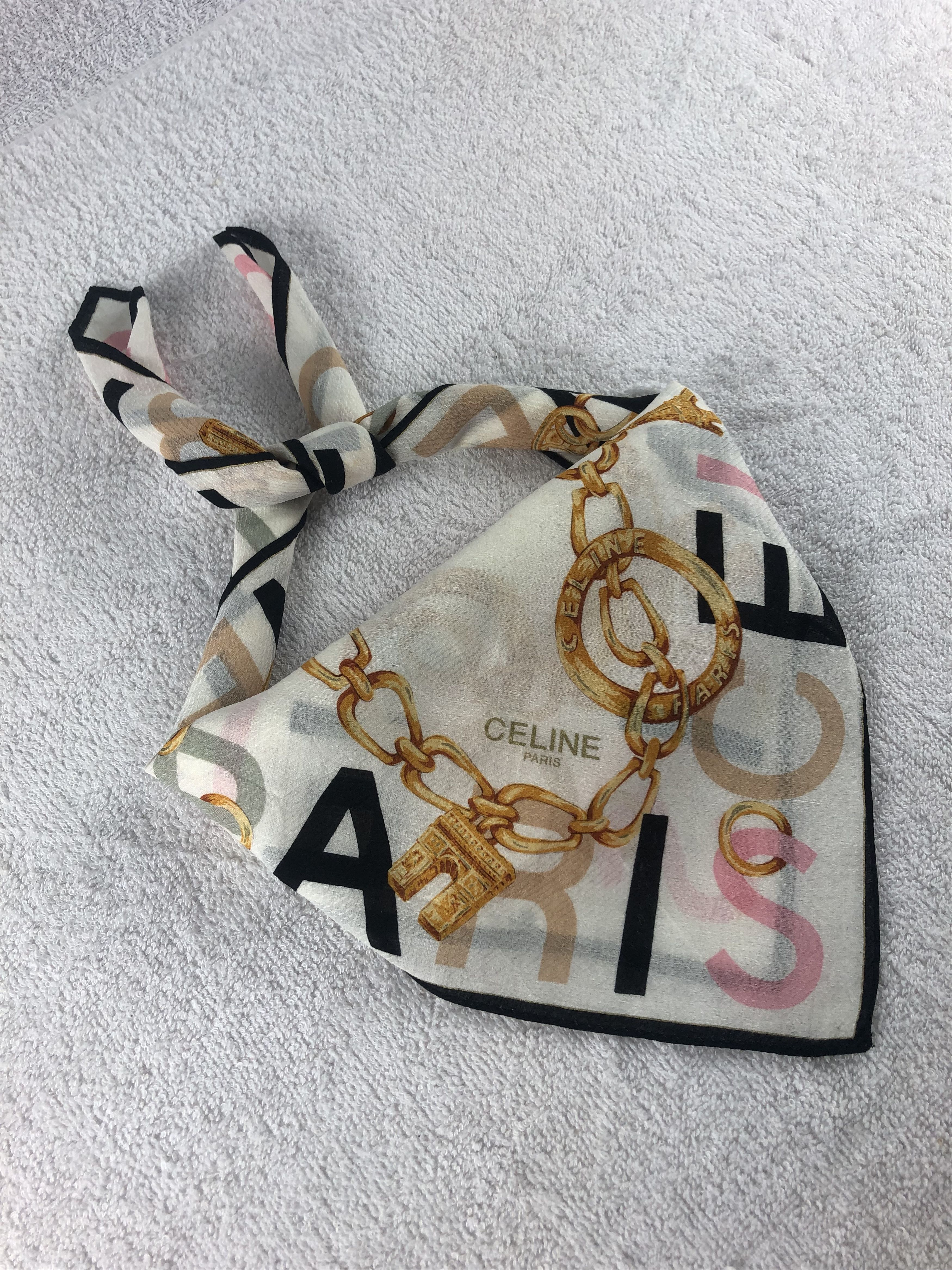 Celine Celine Handkerchief / Bandana / Neckerchief Size ONE SIZE - 1 Thumbnail