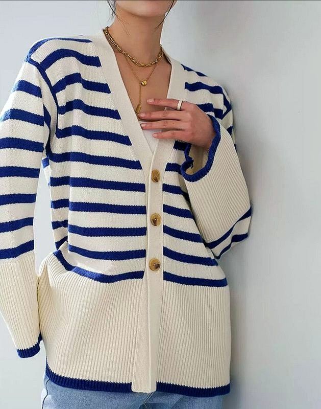 Toteme Signature striped cardigan Size XS / US 0-2 / IT 36-38 - 3 Thumbnail