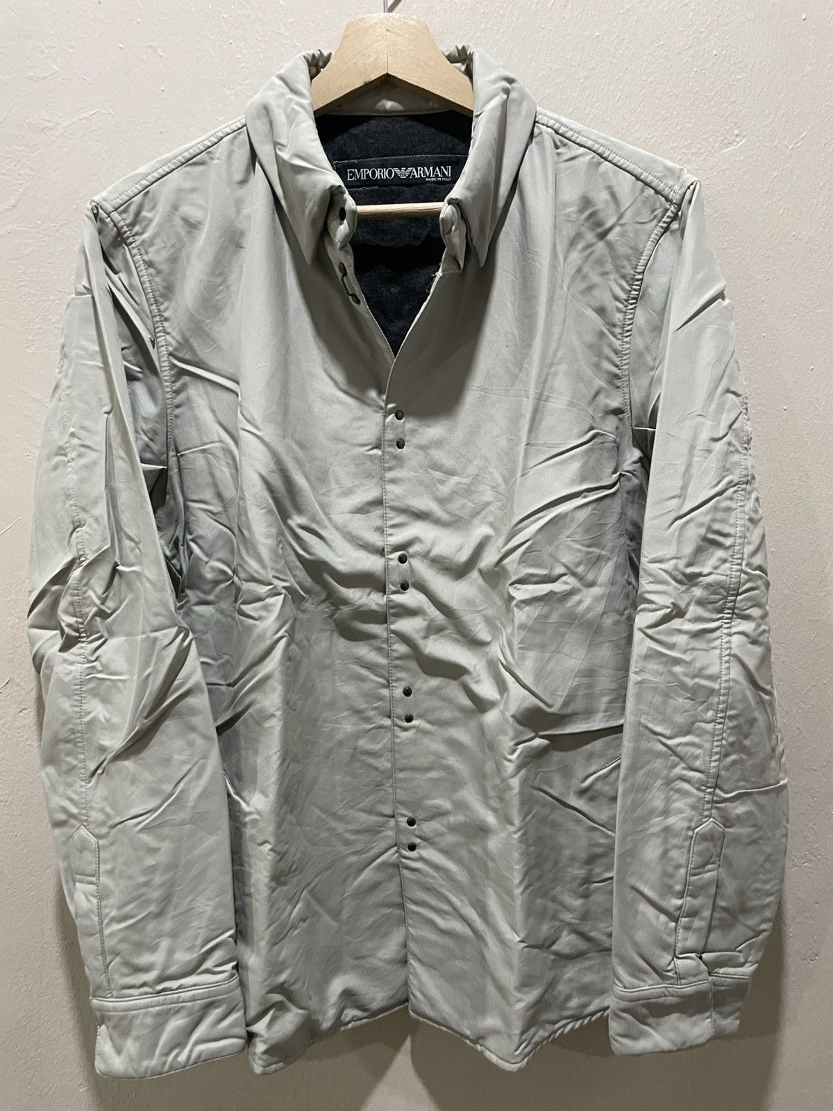 Emporio Armani Emporio Armani Italian Designer 90’s Jacket Hook-Eye button Size US L / EU 52-54 / 3 - 3 Thumbnail