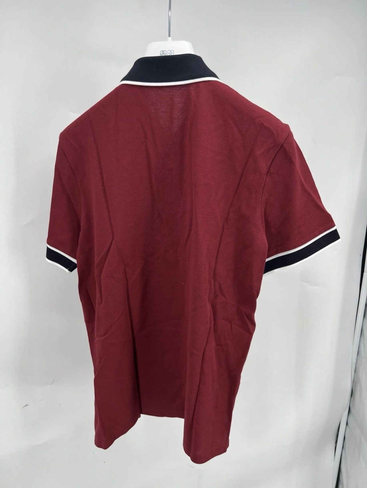 Moncler Moncler Polo Shirt Burgundy Size S RRP $450 Size US S / EU 44-46 / 1 - 3 Thumbnail