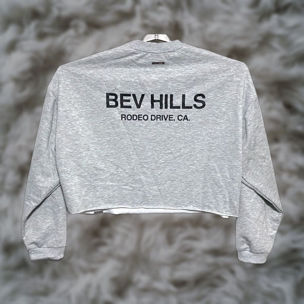 Vintage Sumwon Beverly Hills Gray Cropped Sweatshirt Mens M Rodeo Drive Athletic Fit Y2K Shirt Mens M Gray Cropped Sweatshirt Streetwear Athleisure Size US M / EU 48-50 / 2 - 1 Thumbnail