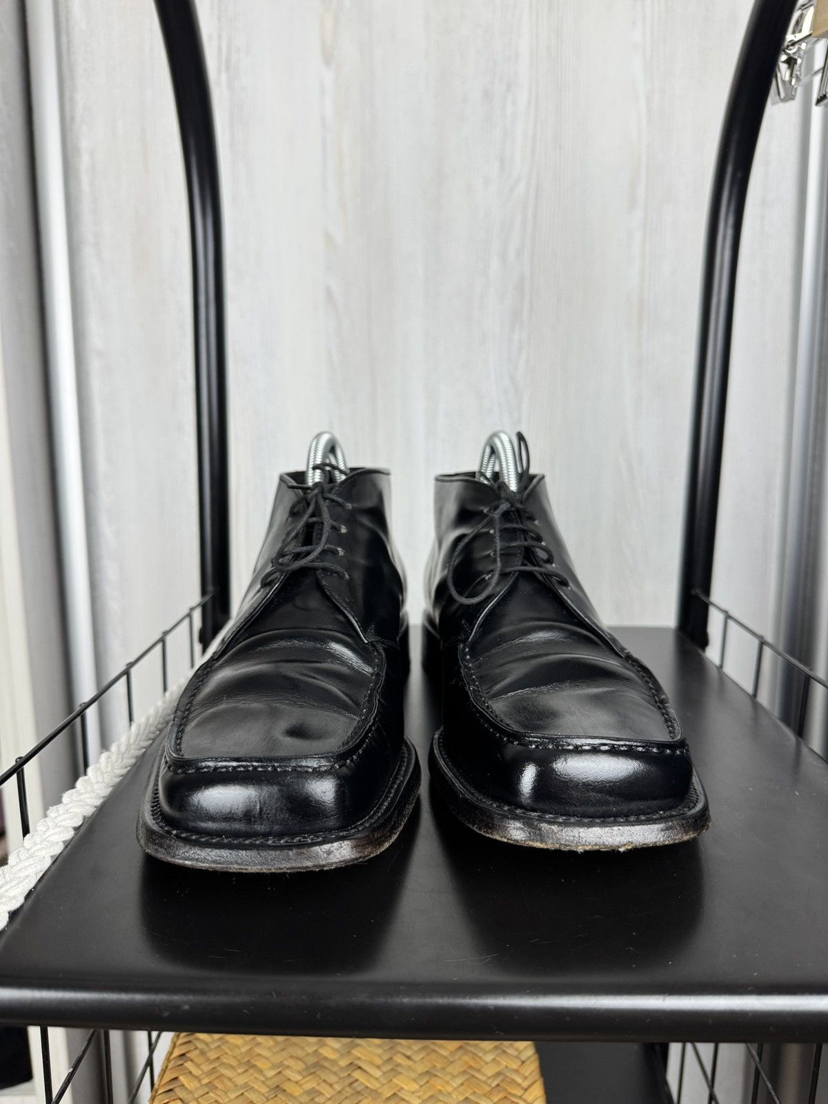 Premiata Premiata black leather boots avant garde made in Italy Size US 7 / EU 40 - 5 Thumbnail