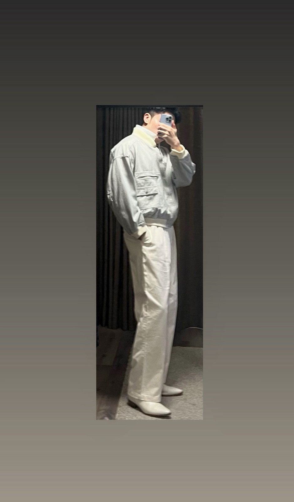 Issey Miyake FINAL DROP Vintage IS Issey Miyake Striped Bomber Jacket Size US M / EU 48-50 / 2 - 6 Thumbnail