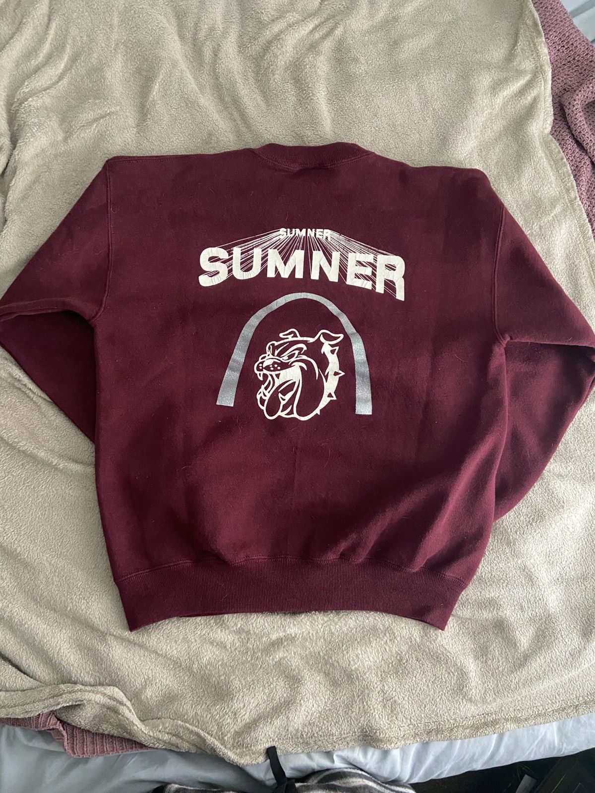 Vintage 90s College Sweatshirt Size US M / EU 48-50 / 2 - 1 Thumbnail