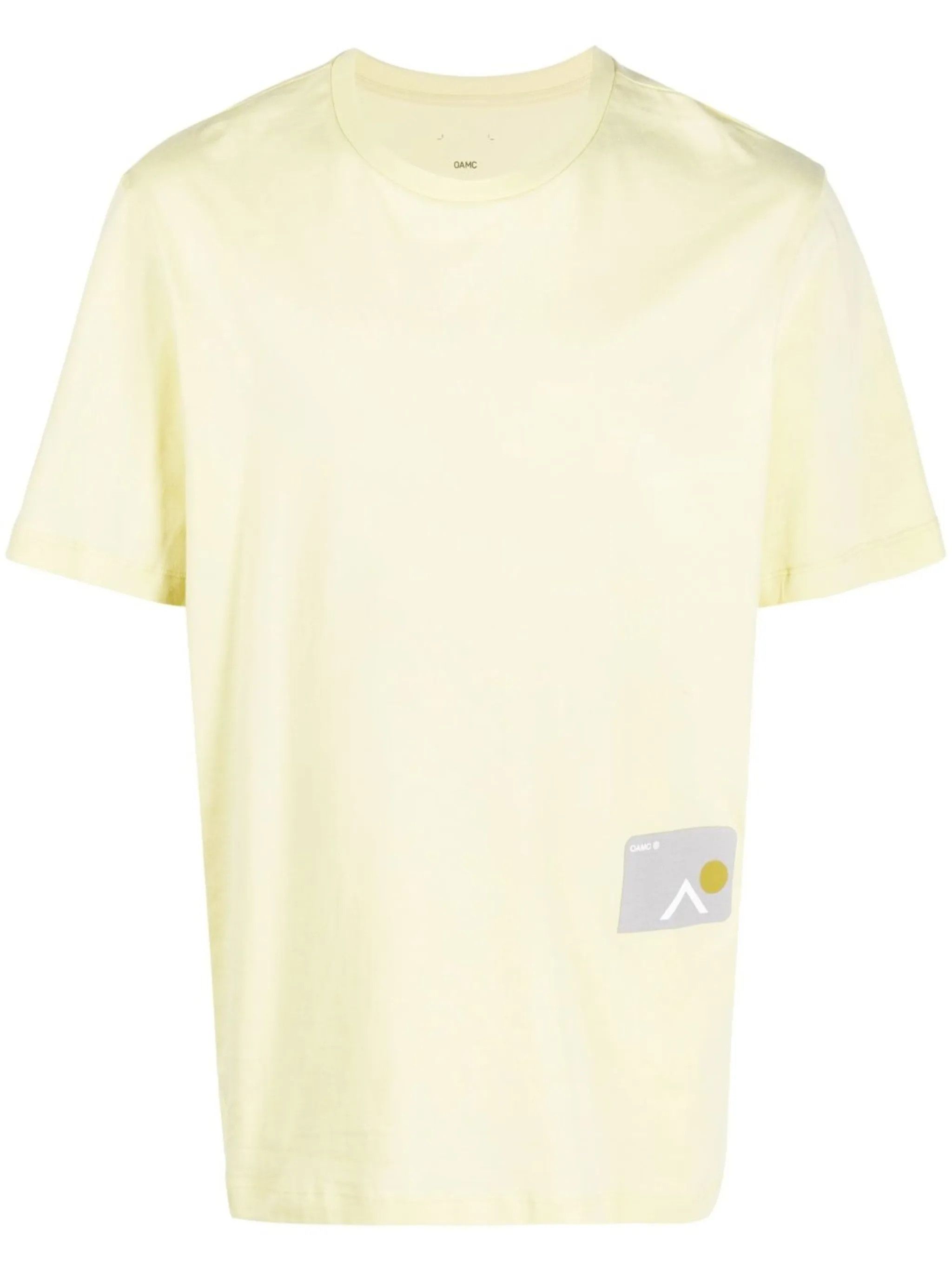 OAMC o1y0225 Logo Crewneck T-Shirt in Yellow Size US XL / EU 56 / 4 - 1 Thumbnail