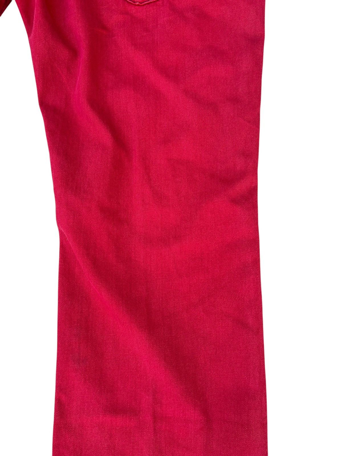 True Religion Vintage True Religion Distressed Red Denim Straight Jeans Size US 42 / EU 58 - 16 Thumbnail