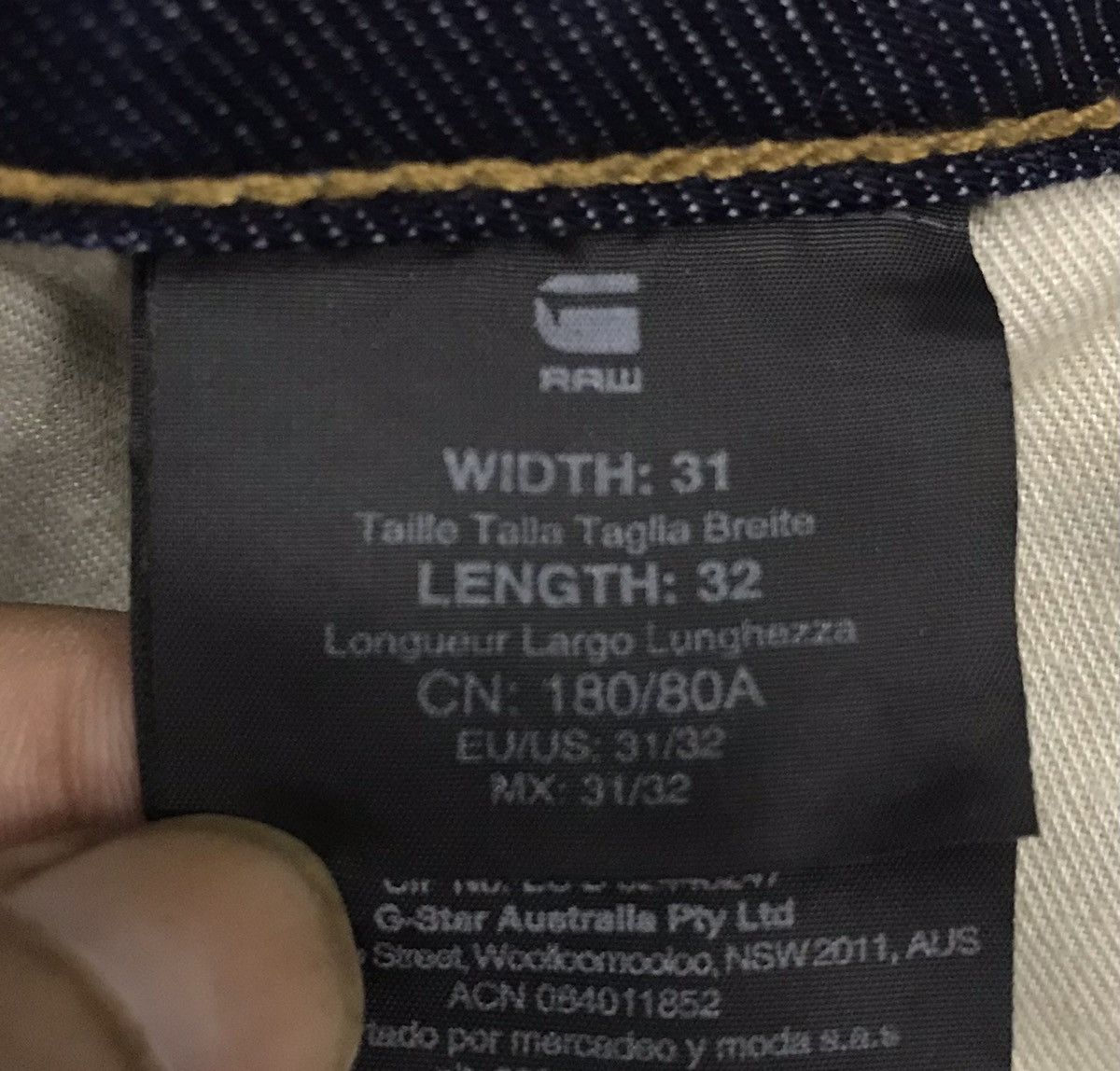 G-Star × Vintage Vintage G Star Raw Denim Pants Size US 33 - 17 Thumbnail
