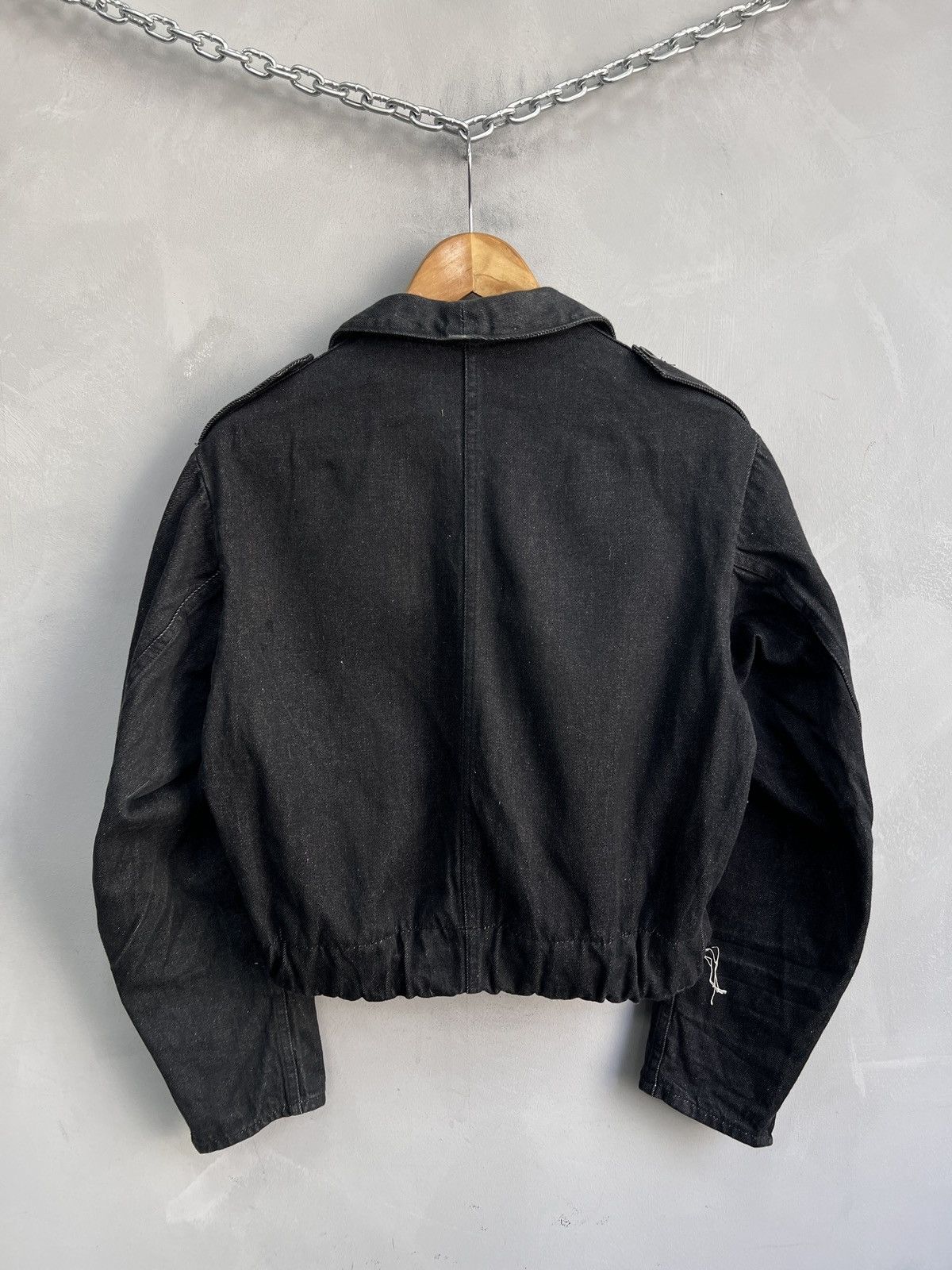 Le Laboureur Rare japanese cropped military army le leboureur riri zip Size US M / EU 48-50 / 2 - 7 Thumbnail