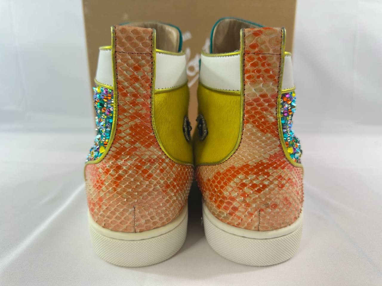 Christian Louboutin Christian Louboutin No Limit Spikes Flat Python Fresh Strass Size US 11 / EU 44 - 10 Thumbnail