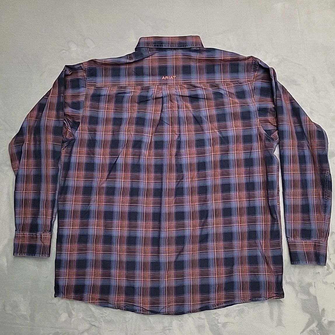 Ariat Ariat Shirt Men L Blue Pro Series Tyler Long Sleeve Ranch Work Cowboy Casual Size US L / EU 52-54 / 3 - 5 Thumbnail