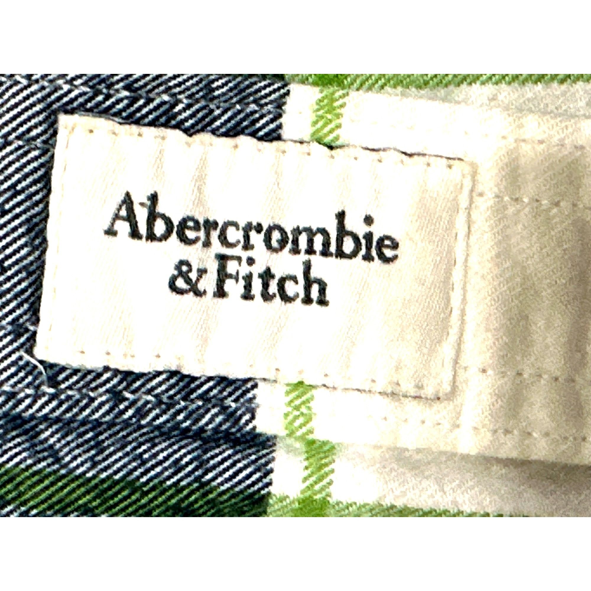 Abercrombie & Fitch Abercrombie Fitch Large Muscle Button Up Plaid Shirt Green N Size US L / EU 52-54 / 3 - 10 Thumbnail