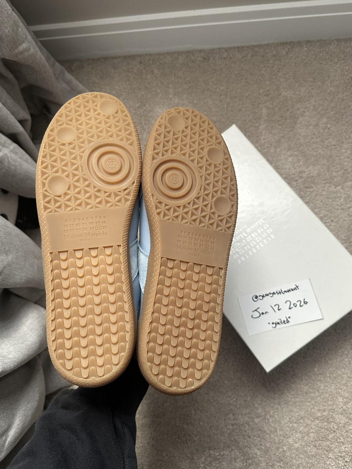 Maison Margiela Maison Margiela Replica Sneaker - Blue Size US 9.5 / EU 42-43 - 5 Thumbnail