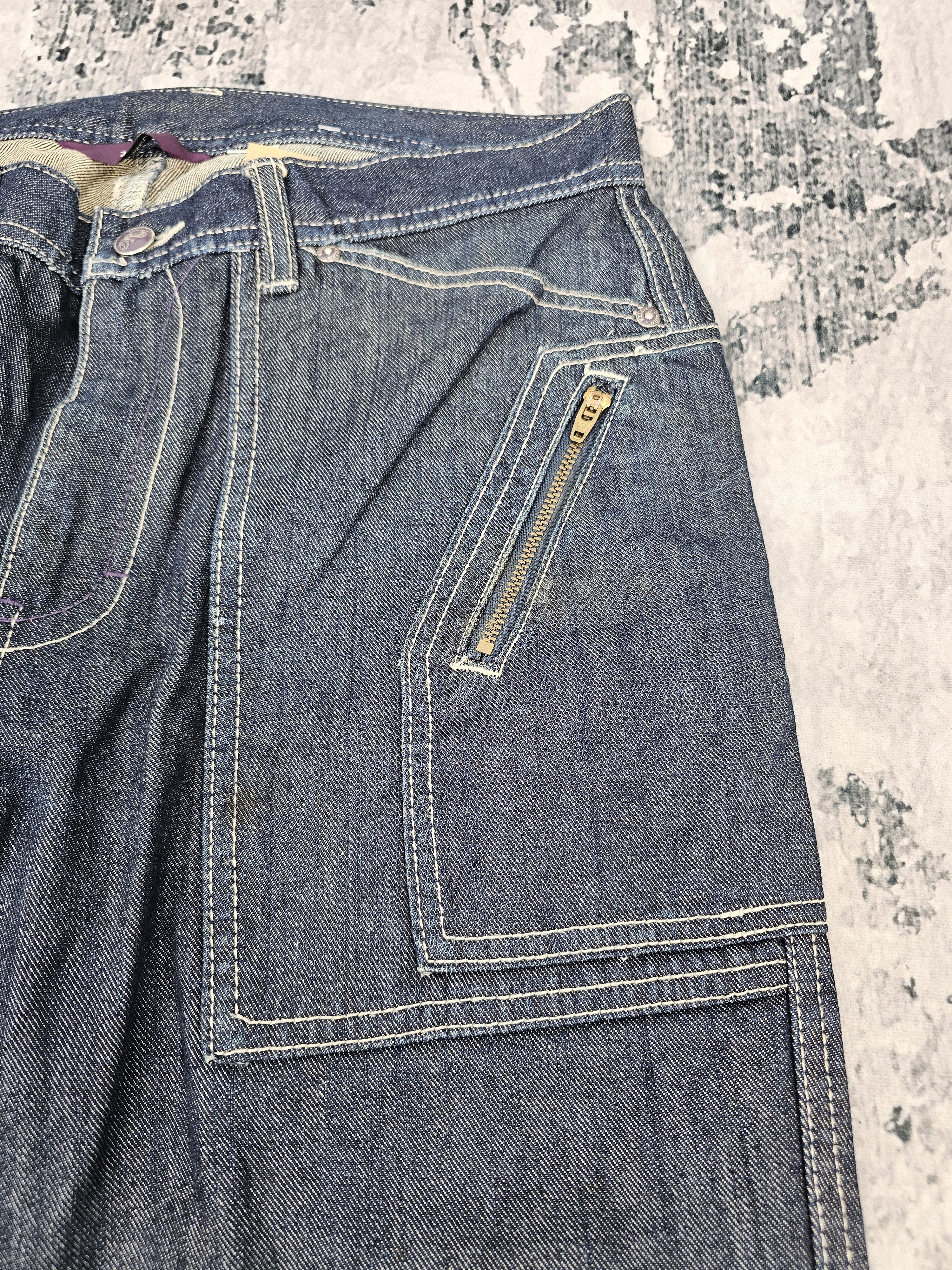 Japanese Brand KELEN Workwear Crazy Pockets Design Jeans JB0259 Size 34x33 Size US 34 / EU 50 - 8 Thumbnail