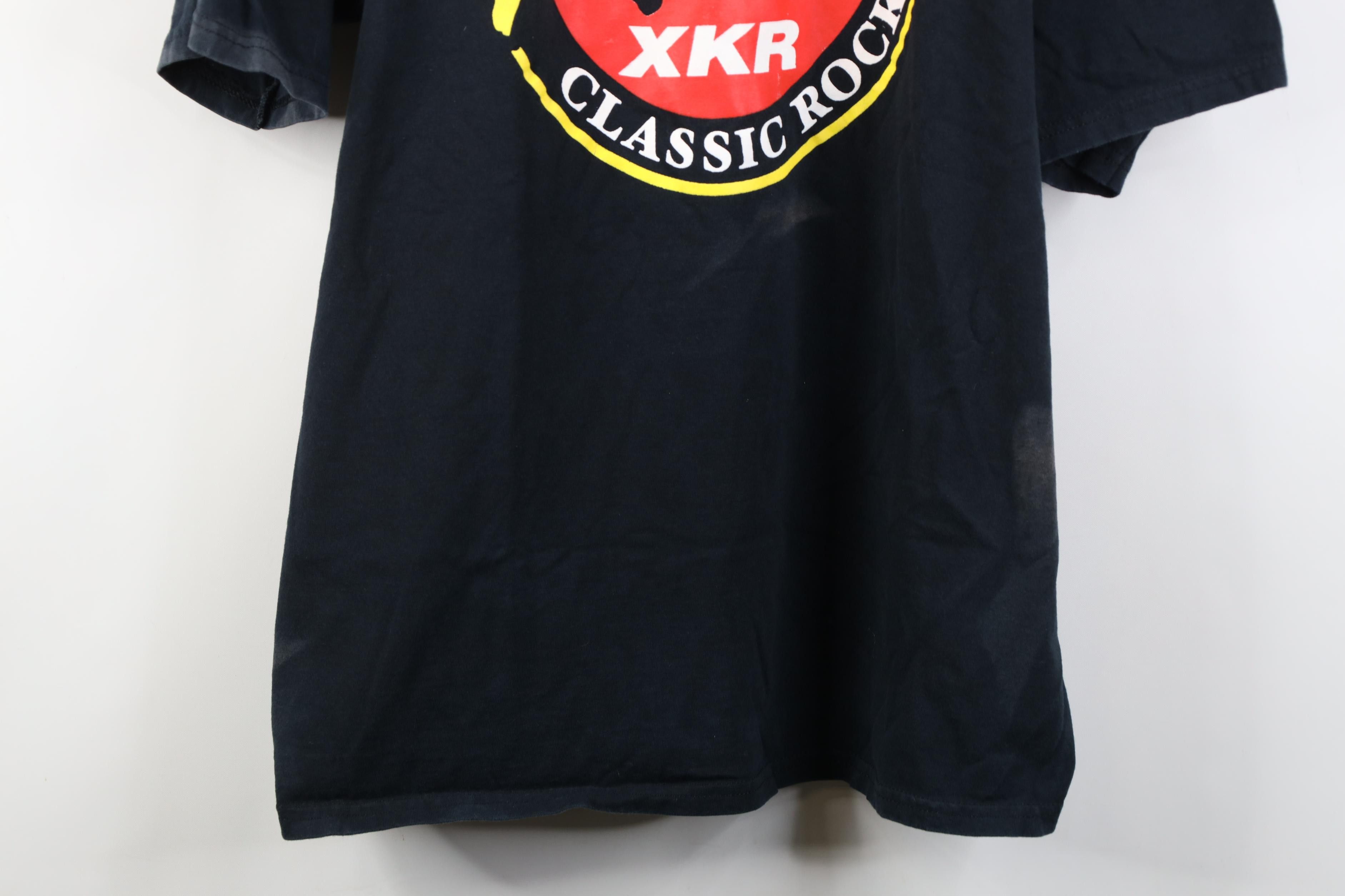 Vintage Vintage 90s Y2K 94.5 XKR Toledo's Classic Rock Radio T-Shirt Size US XXL / EU 58 / 5 - 3 Thumbnail