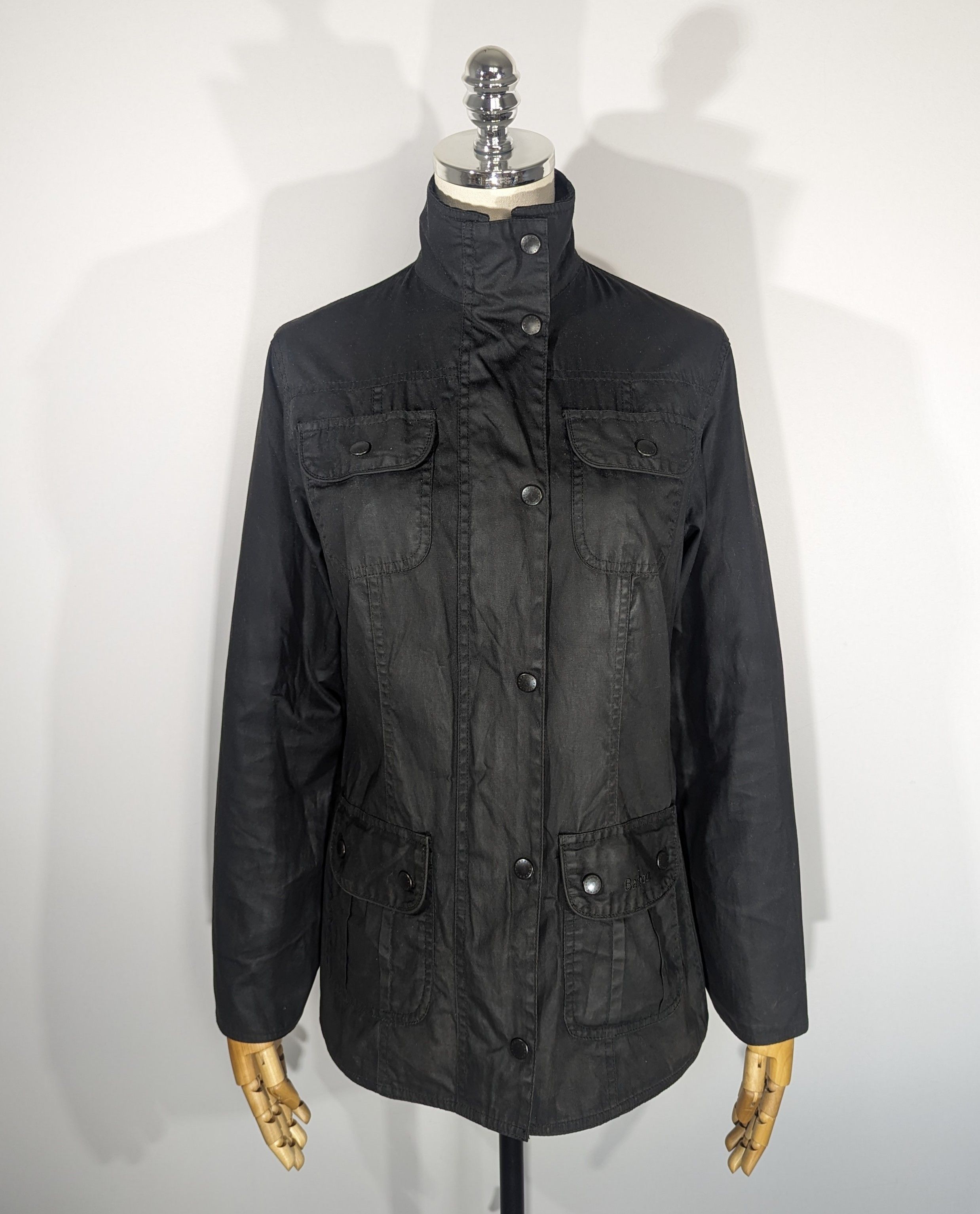 Barbour Barbour Flyweight Wax Utility Jacket Waxed Cotton England Size S / US 4 / IT 40 - 21 Thumbnail