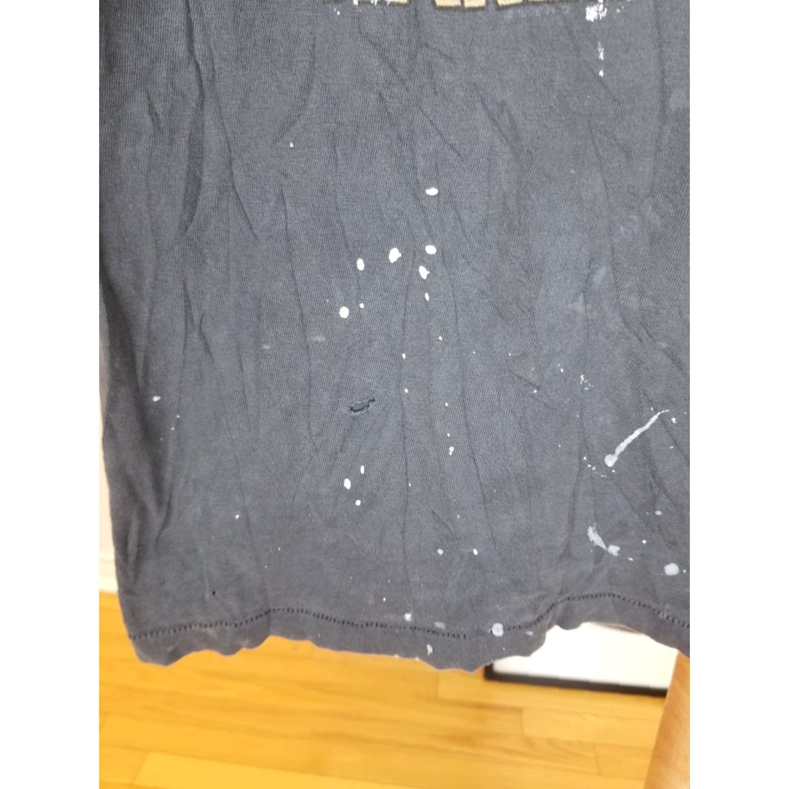 Harley Davidson Harley-Davidson T-Shirt Shirt XL Black Men Vintage 90's Sun Faded Trashed Single Stitch Crew Neck Short Sleeve Cotton Size US XL / EU 56 / 4 - 4 Thumbnail