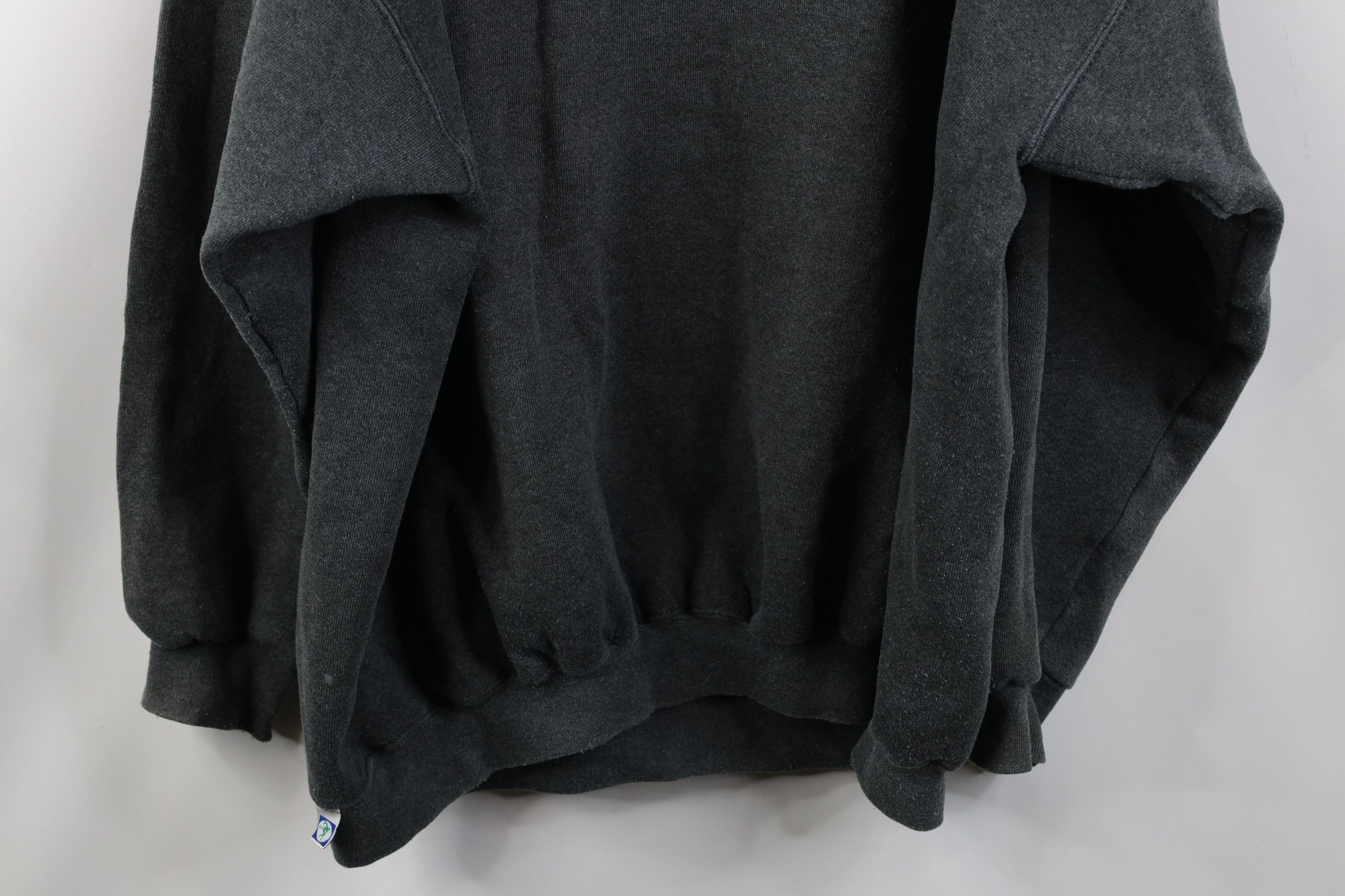 Vintage Vintage 90s Streetwear Blank Crewneck Sweatshirt Gray USA Size US XXL / EU 58 / 5 - 14 Thumbnail