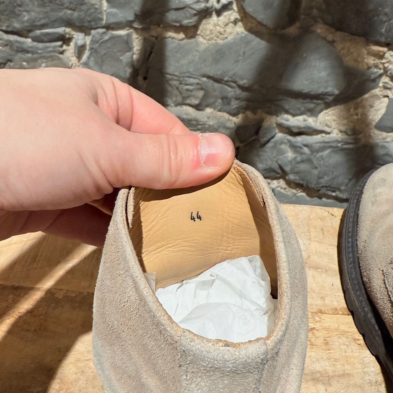 Brunello Cucinelli Brunello Cucinelli Beige Suede Lace-up Hiking Boots Size US 11 / EU 44 - 10 Thumbnail