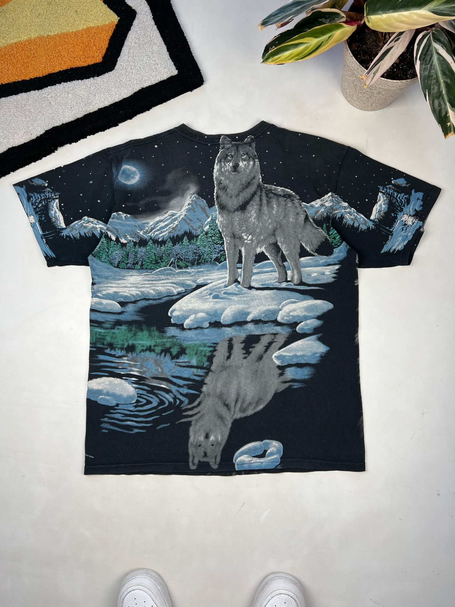 Liquid Blue × Vintage Vintage 1995 Liquid Blue Wolf John Connell Size US L / EU 52-54 / 3 - 2 Thumbnail