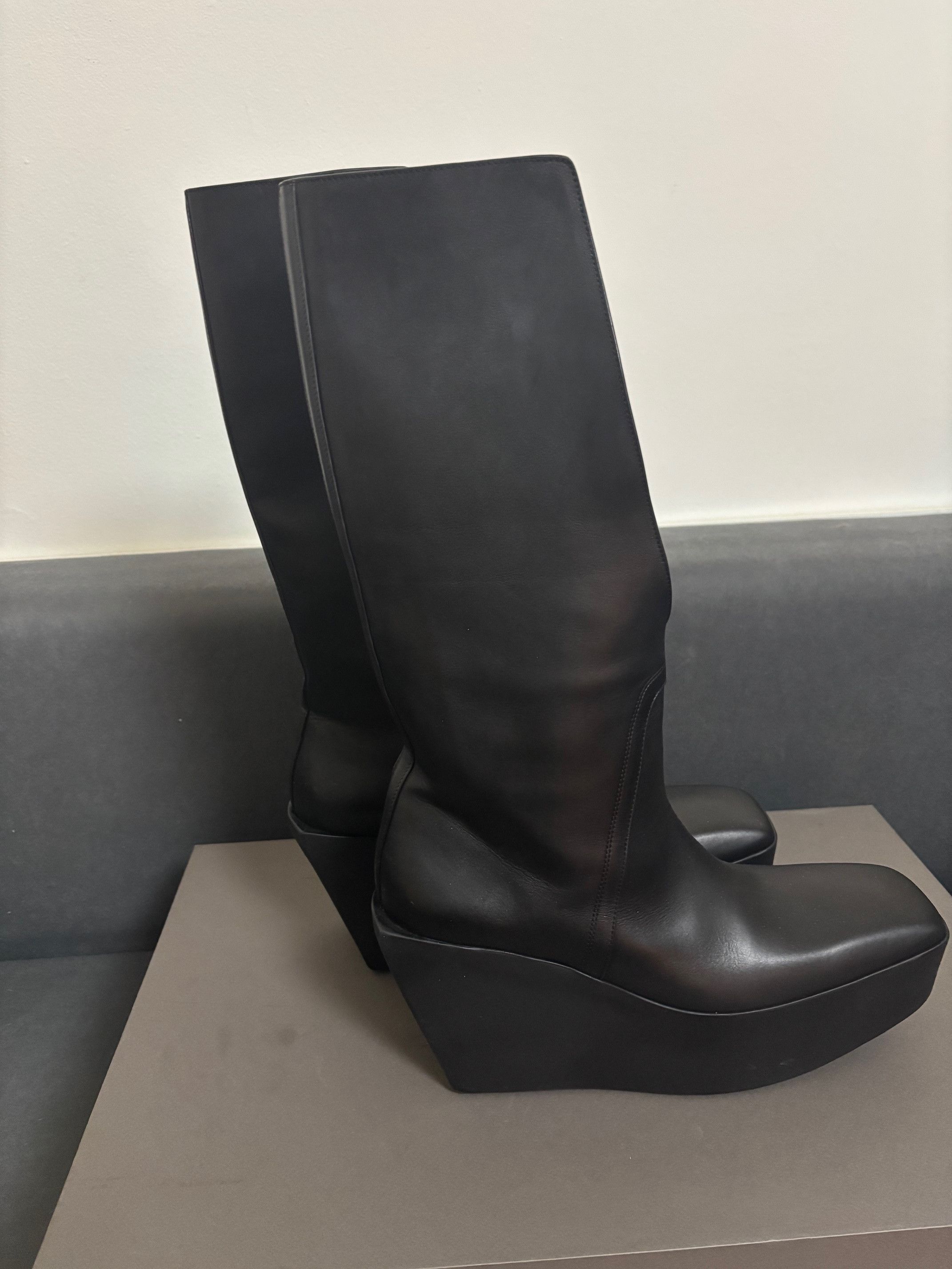 Rick Owens RICK OWENS SLIVER PLATFORM BEATLE Size US 9 / EU 42 - 2 Thumbnail