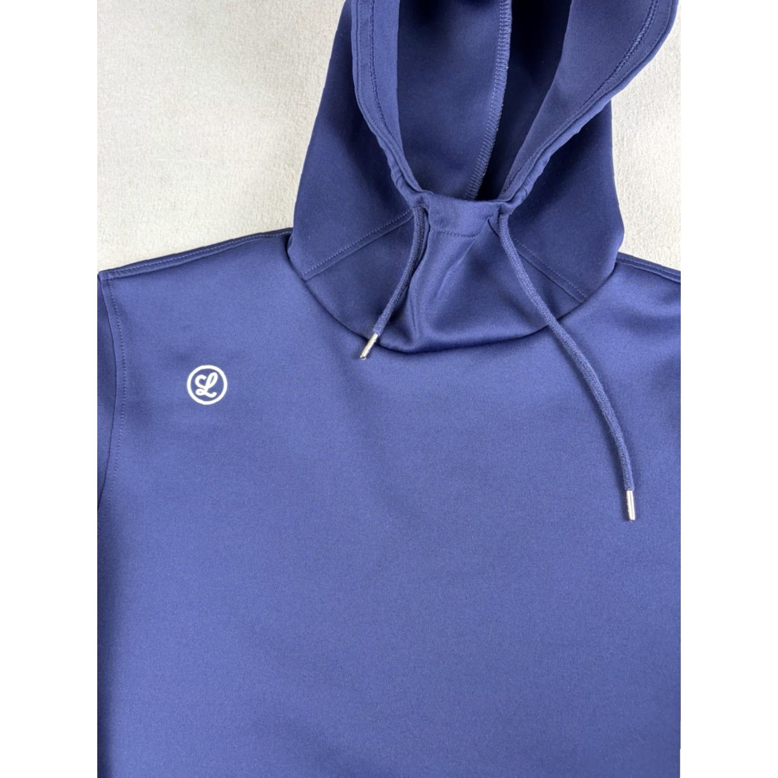 Vintage LEGENDS Hoodie Mens Medium Blue Pullover High Neck Kangaroo Pocket Size US M / EU 48-50 / 2 - 2 Thumbnail