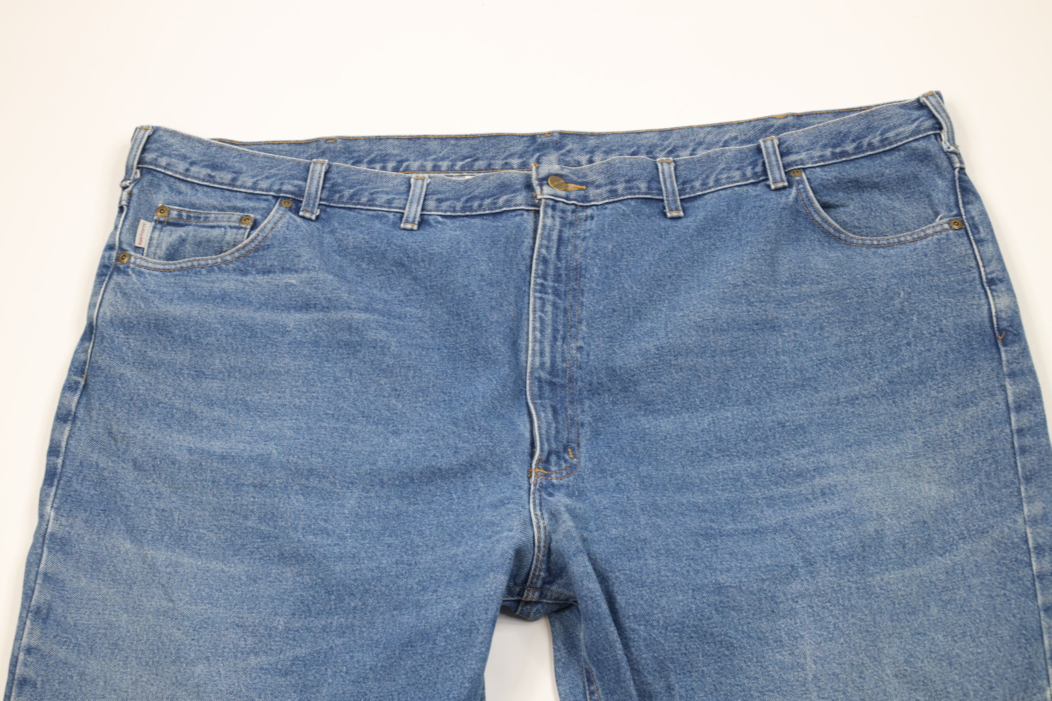Carhartt × Vintage Vintage Carhartt Relaxed Fit Wide Leg Denim Jeans Blue Size US 44 / EU 60 - 2 Thumbnail