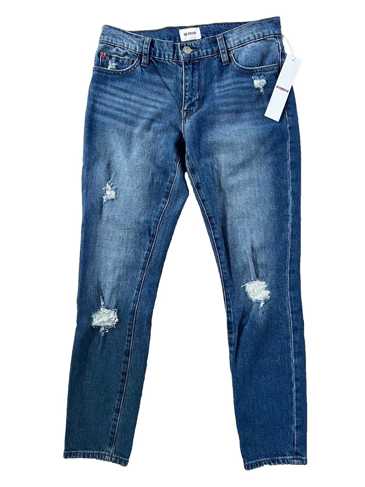 Hudson Hudson Krista Distress Denim Fawne Jeans ( 26 ) Size 26" / US 2 / IT 38 - 1 Thumbnail